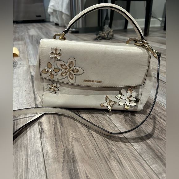 PLAY CONDITION Michael Kors crossbody floral embellished bag - Picture 2 of 6